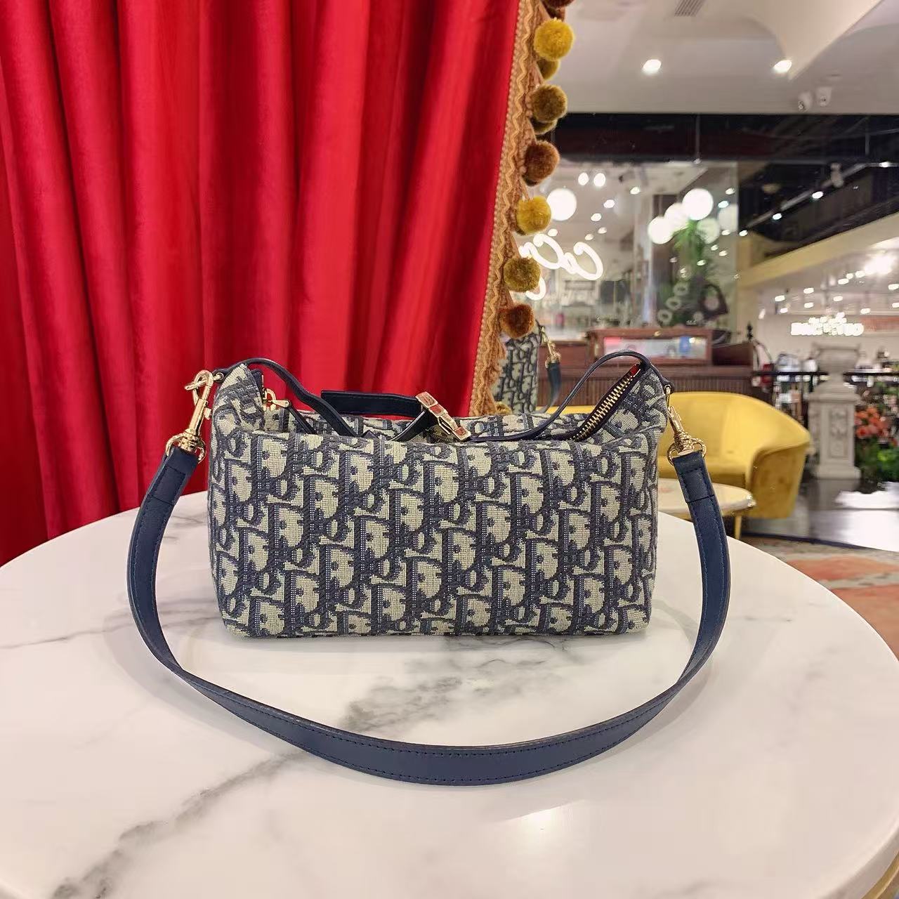 95新 DIOR/迪奥 GGS迪奥travel nomad饭盒包老花金扣帆31853064