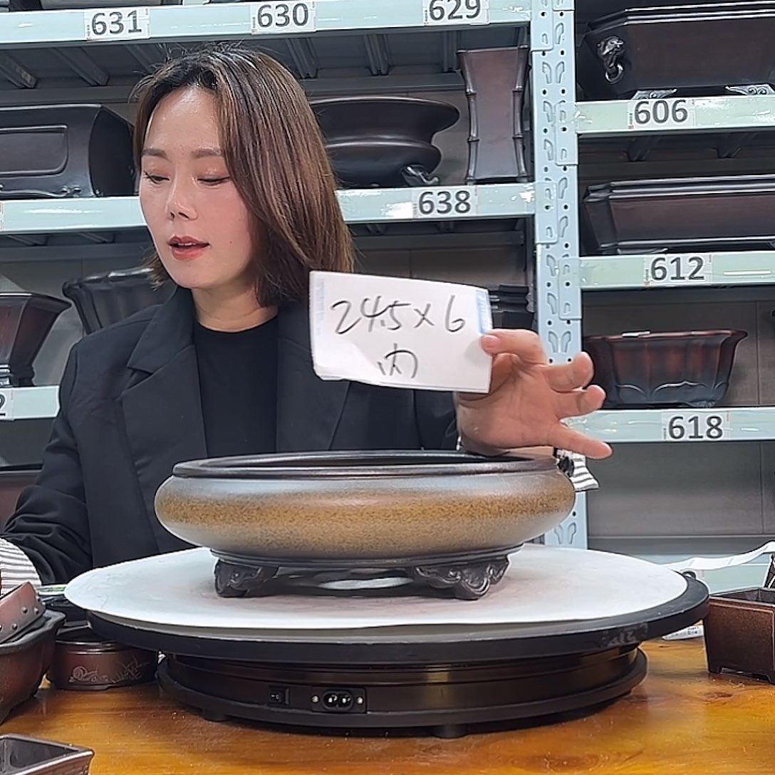 紫砂花盆宜兴紫砂9号