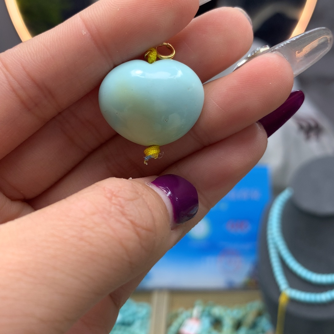 绿松石挂件未镶嵌