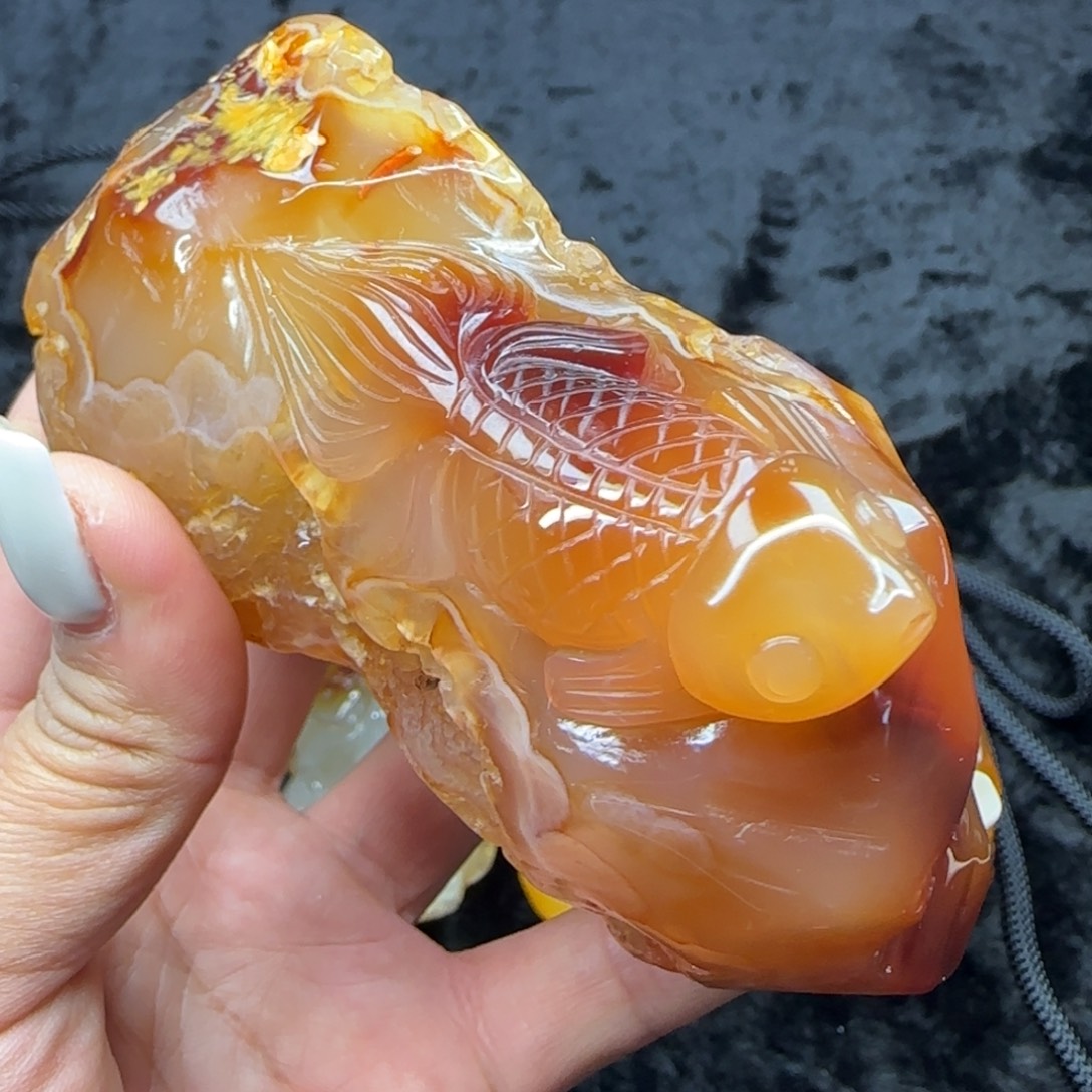 玛瑙/玉髓合金吊坠(赠链)