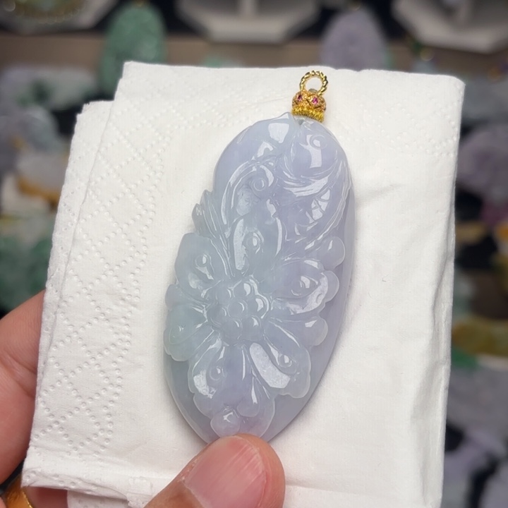 翡翠未镶嵌颈饰吊坠
