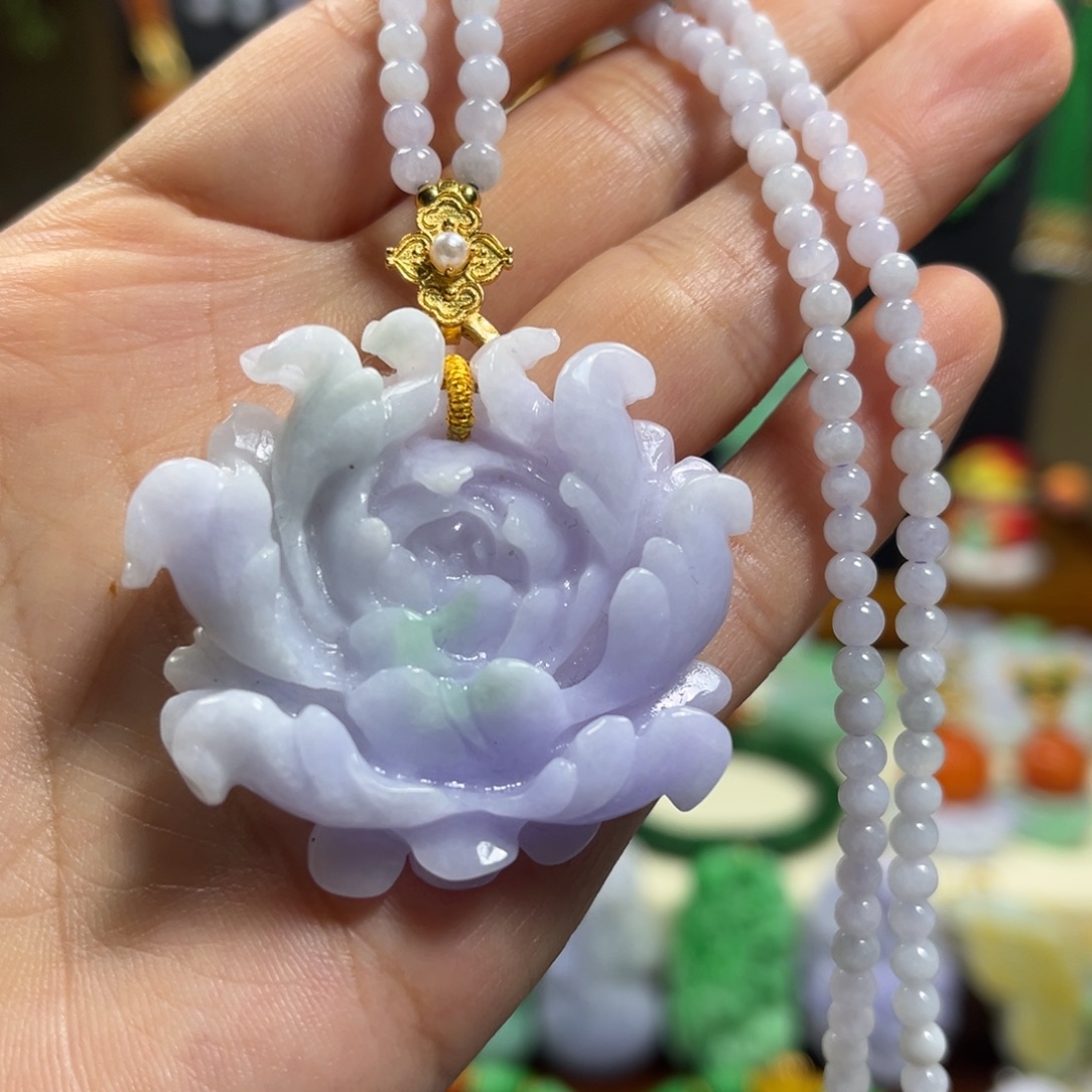 翡翠未镶嵌颈饰天然翡翠