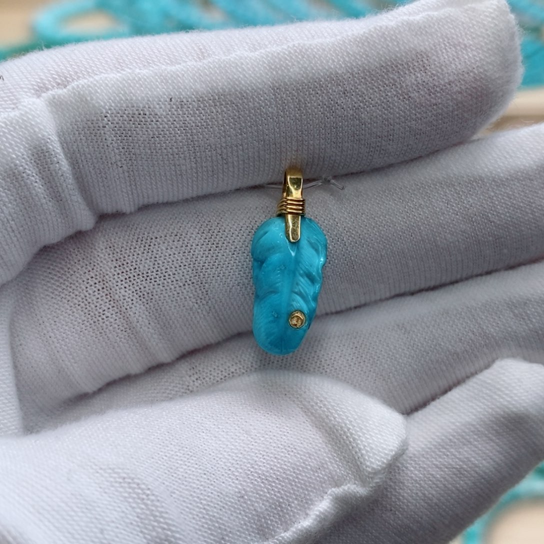 绿松石珠宝奇石未镶嵌