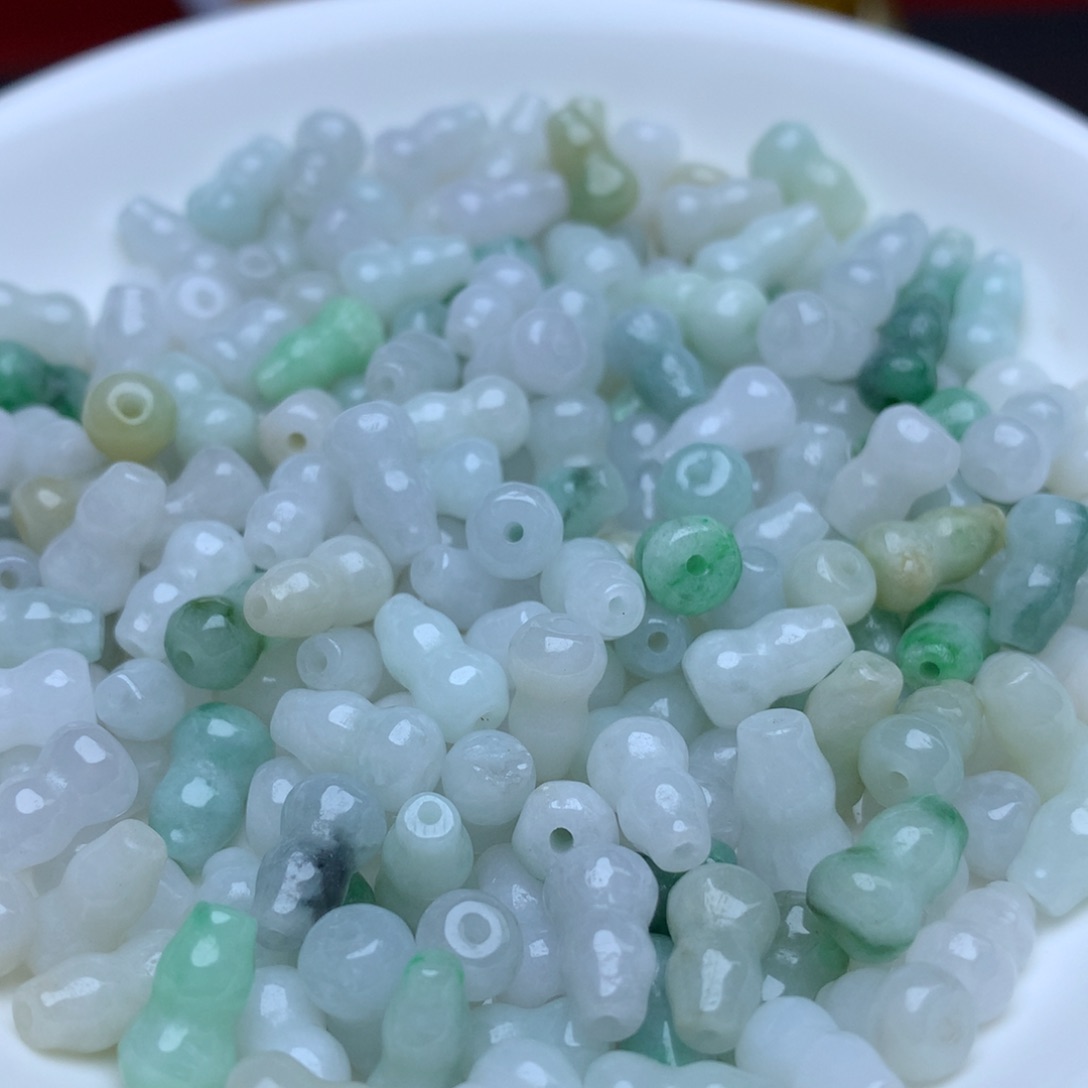 【闪购商品】翡翠手链未镶嵌卡6乘10冰葫芦50个