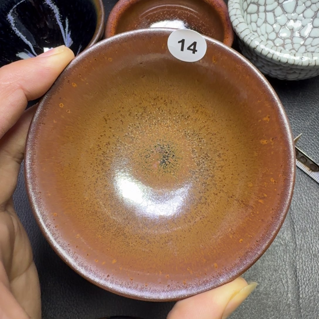 摆件古时茶器建窑建盏14