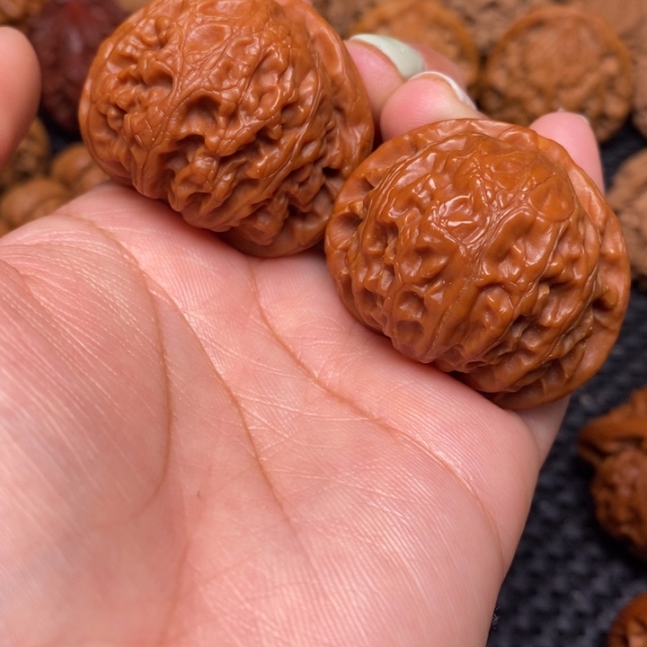 吊坠文玩核桃秦岭野生45