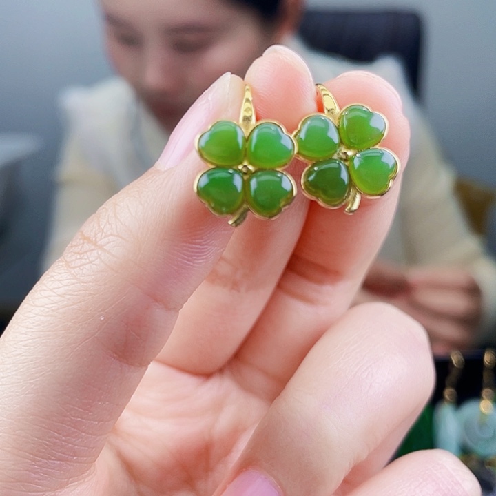 和田玉珠宝奇石银S925镶嵌