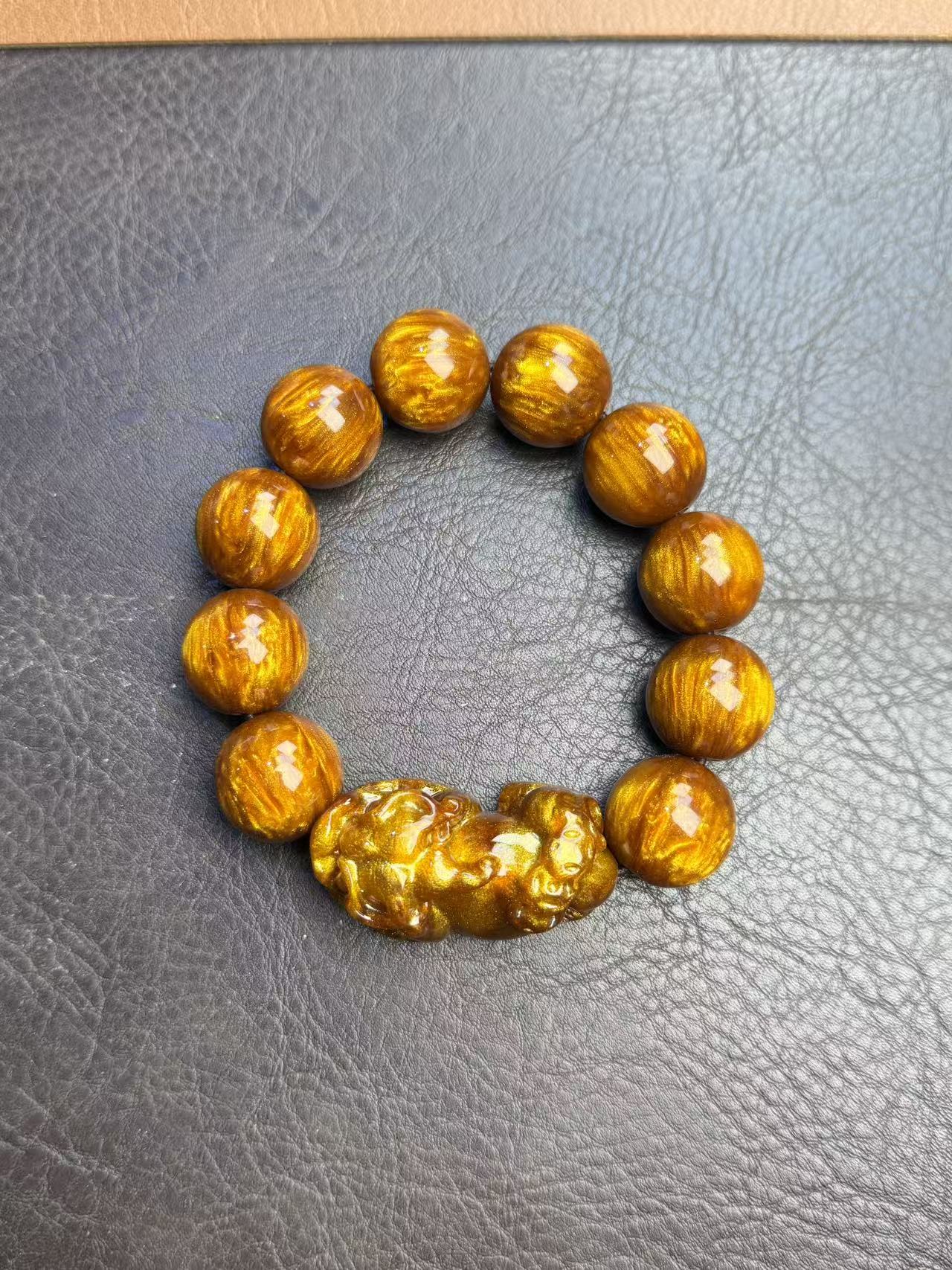 15金丝菩提精品单圈手串A15（无礼盒）