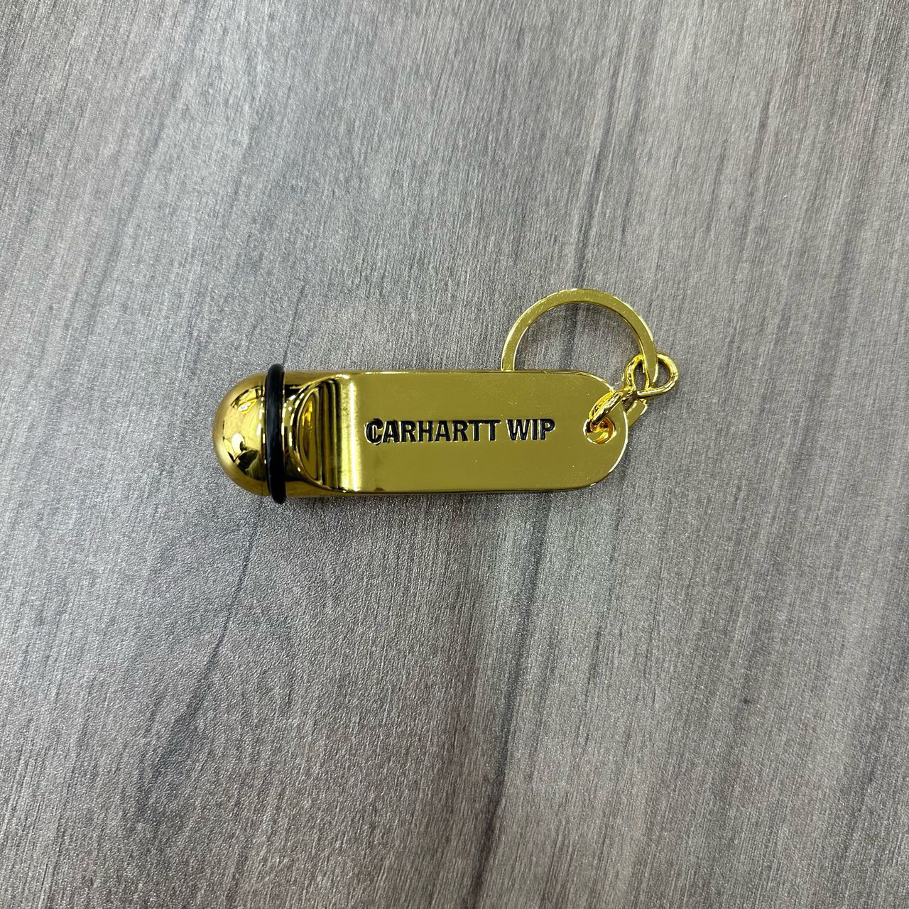 全新未使用 carhartt wip 313房卡钥匙扣 24k镀金 全新