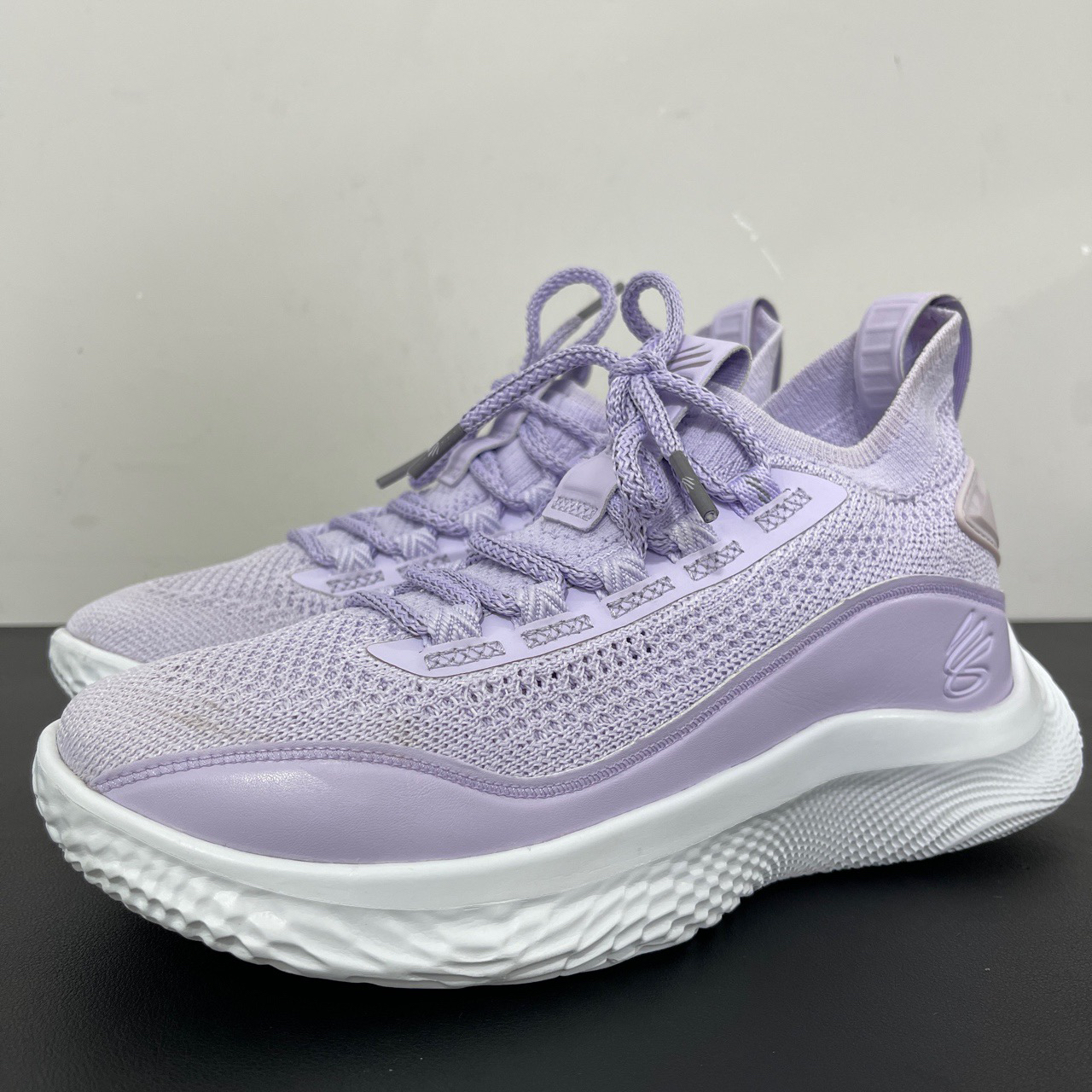 95新 Under Armour/安德玛 38.5码/库里8淡紫潮鞋球鞋/95新/无盒