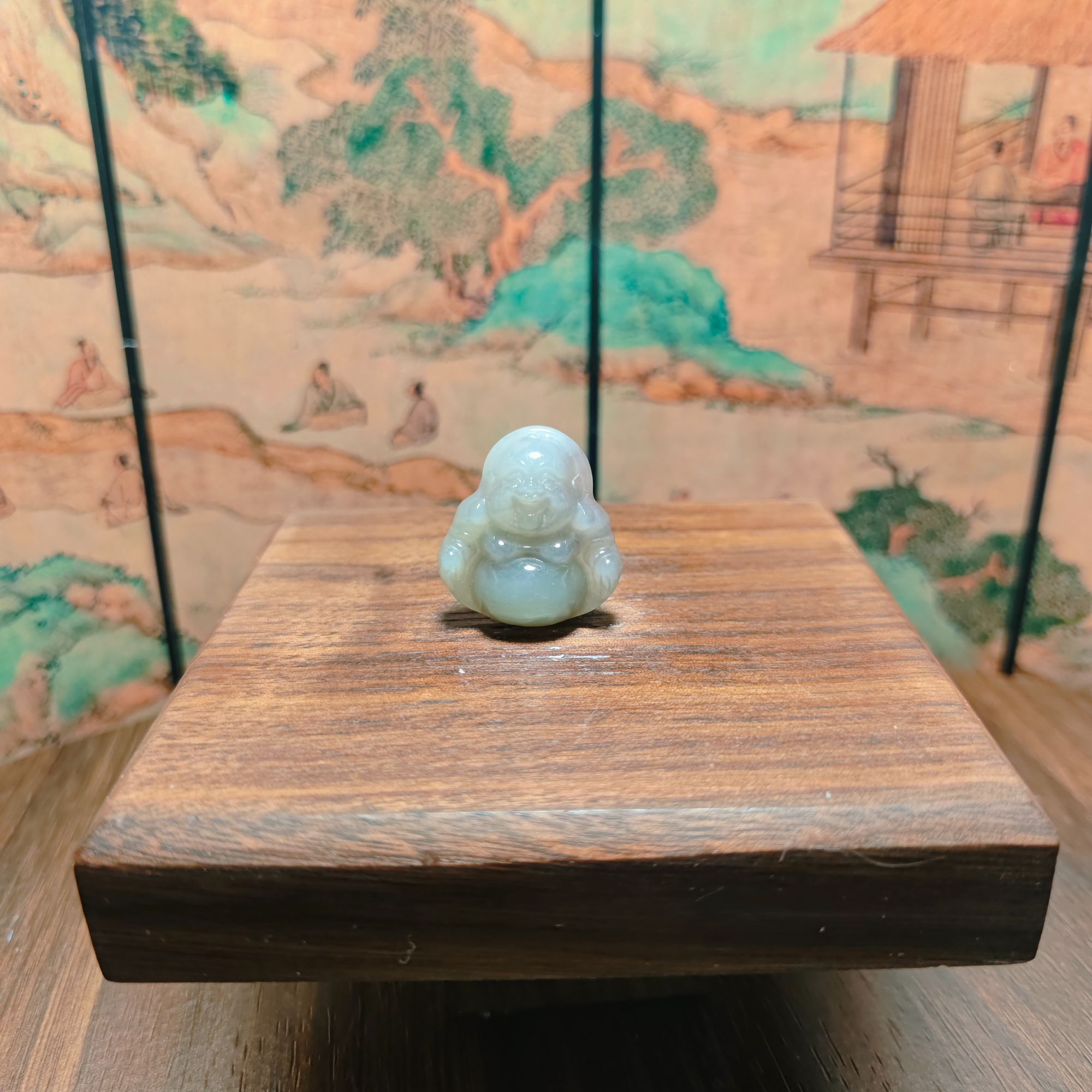 N和田玉佛公吊坠1231