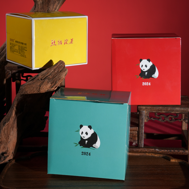 宝莲灯熊猫沱茶普洱生茶云南沱茶紧压茶清香甘活浓郁持久