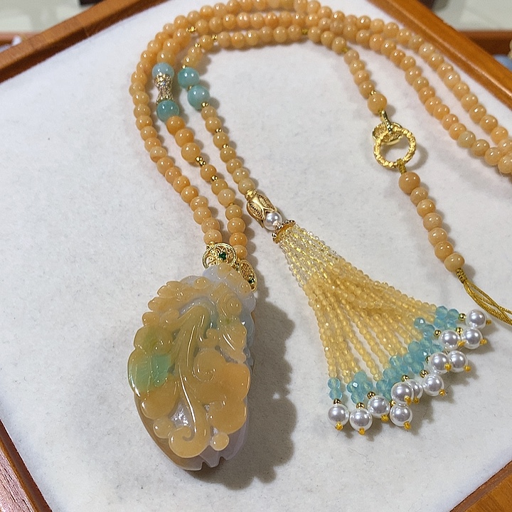 翡翠未镶嵌颈饰翡翠吊坠