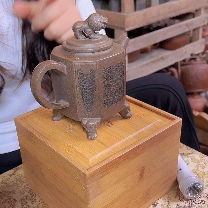 茶壶紫砂原矿紫砂壶