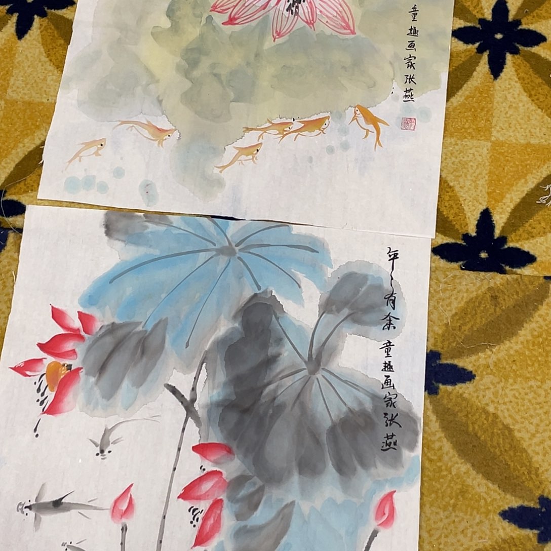 国画绘画作品张燕老师66666