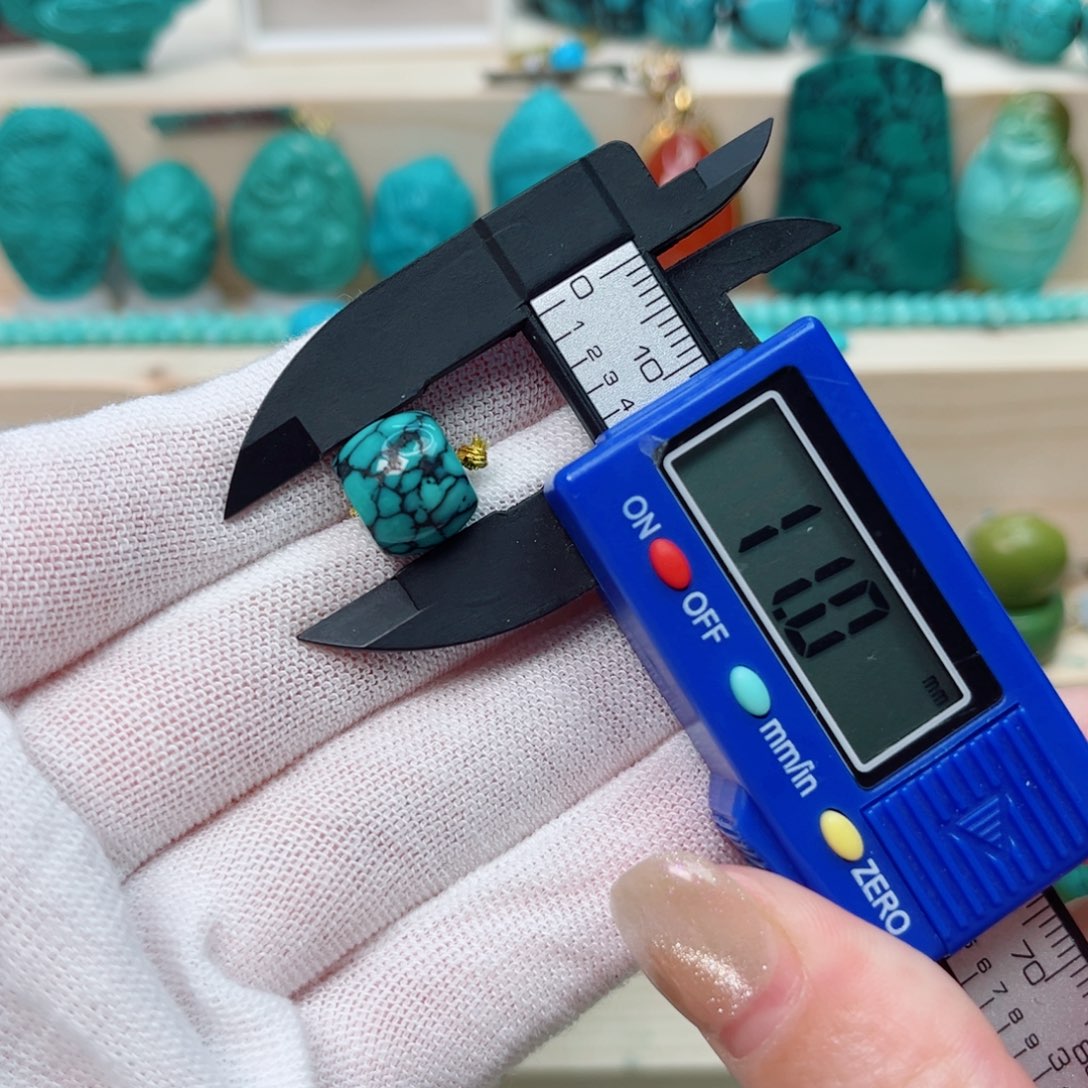 绿松石鼓珠未镶嵌