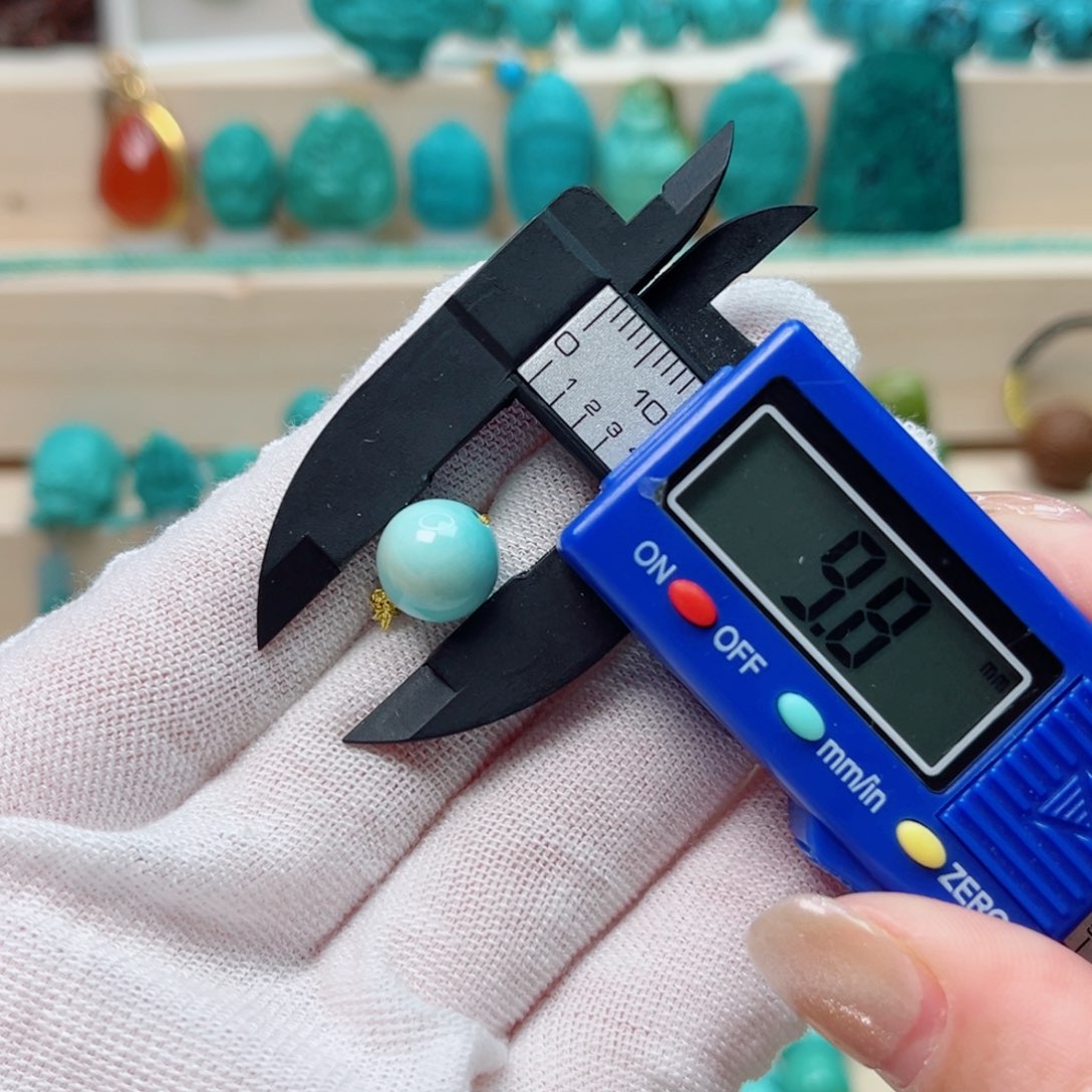 绿松石圆珠未镶嵌