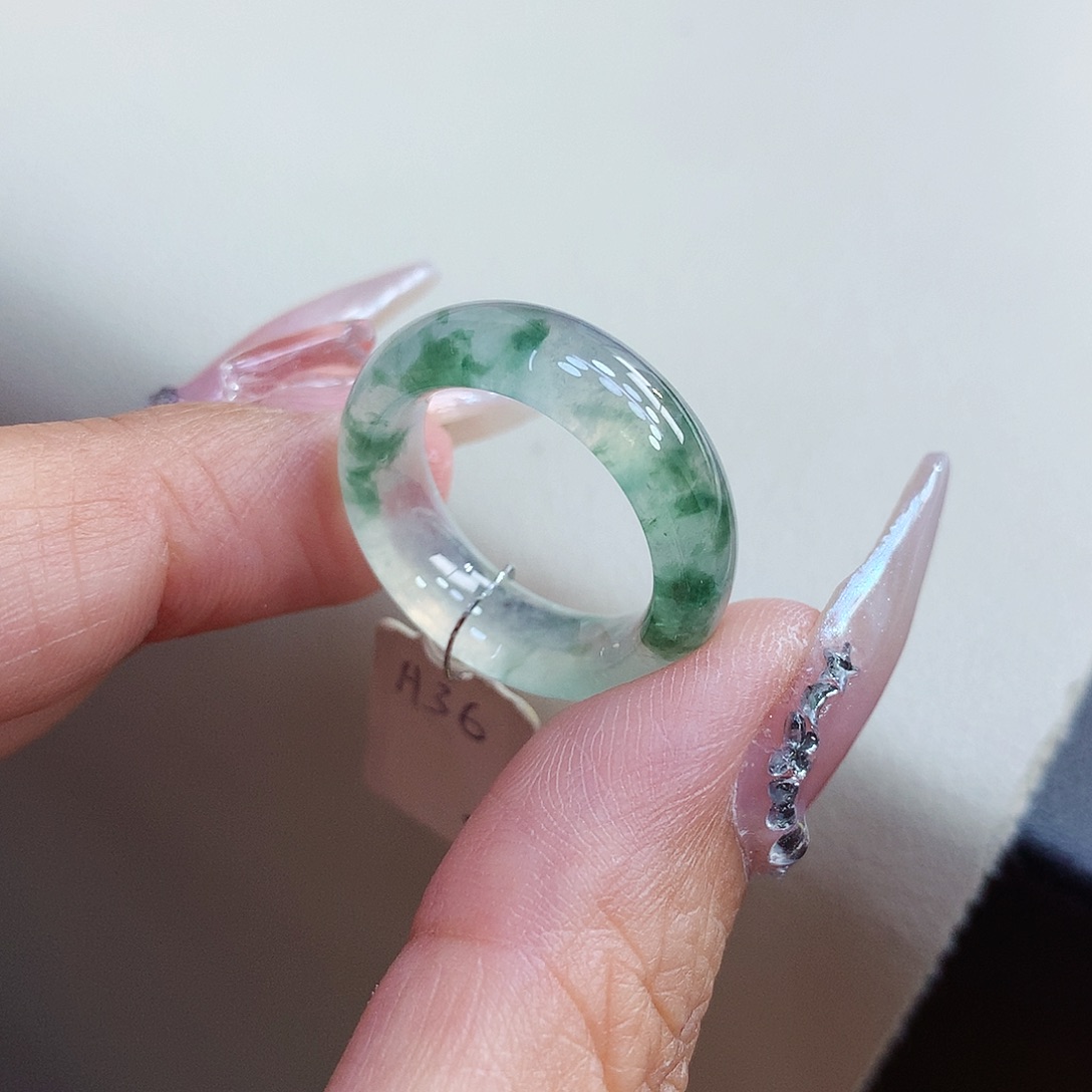 翡翠戒指未镶嵌15号