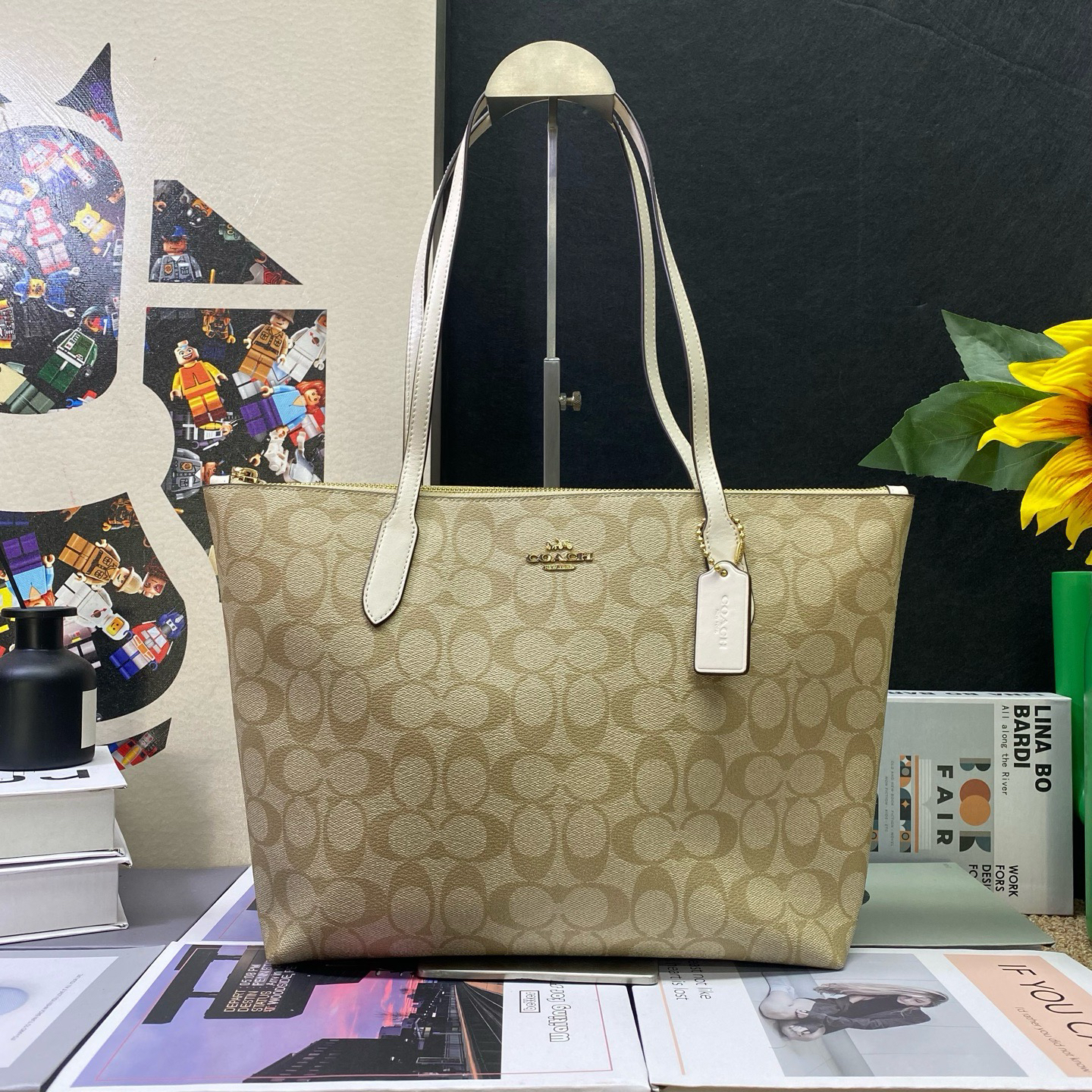 95新 COACH/蔻驰 22777单肩包30*26