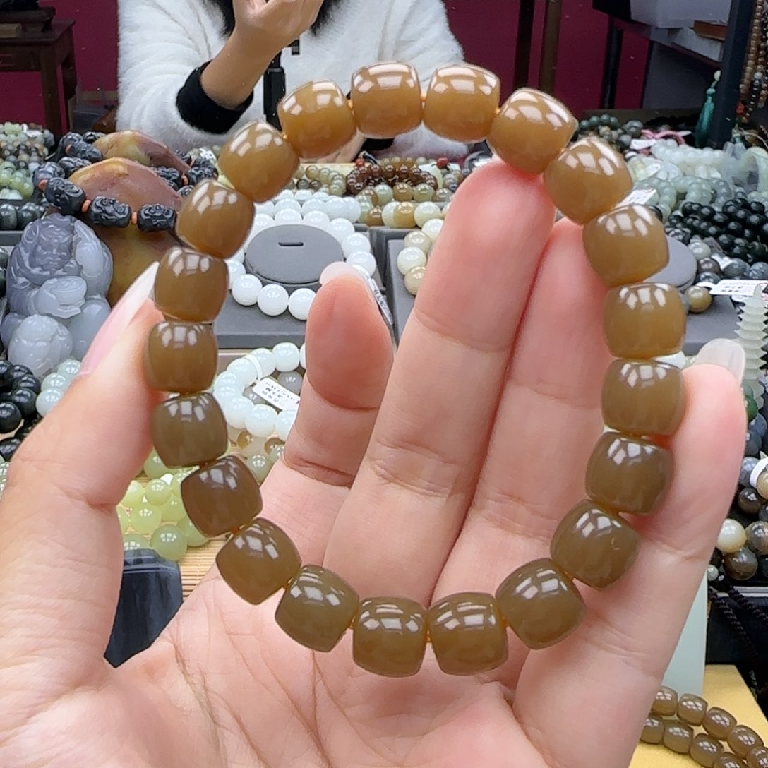 和田玉手链未镶嵌