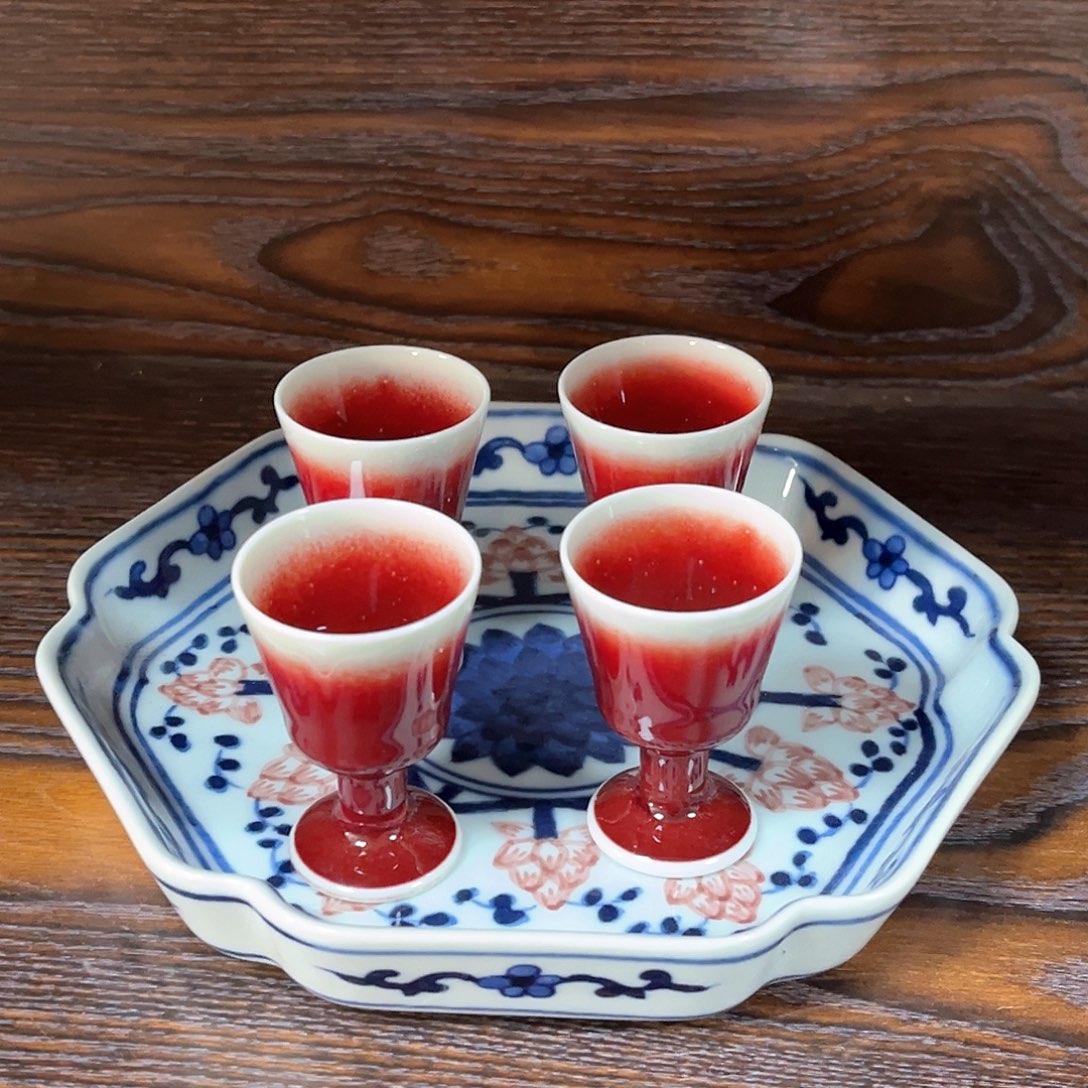 杯青花瓷器青花瓷器