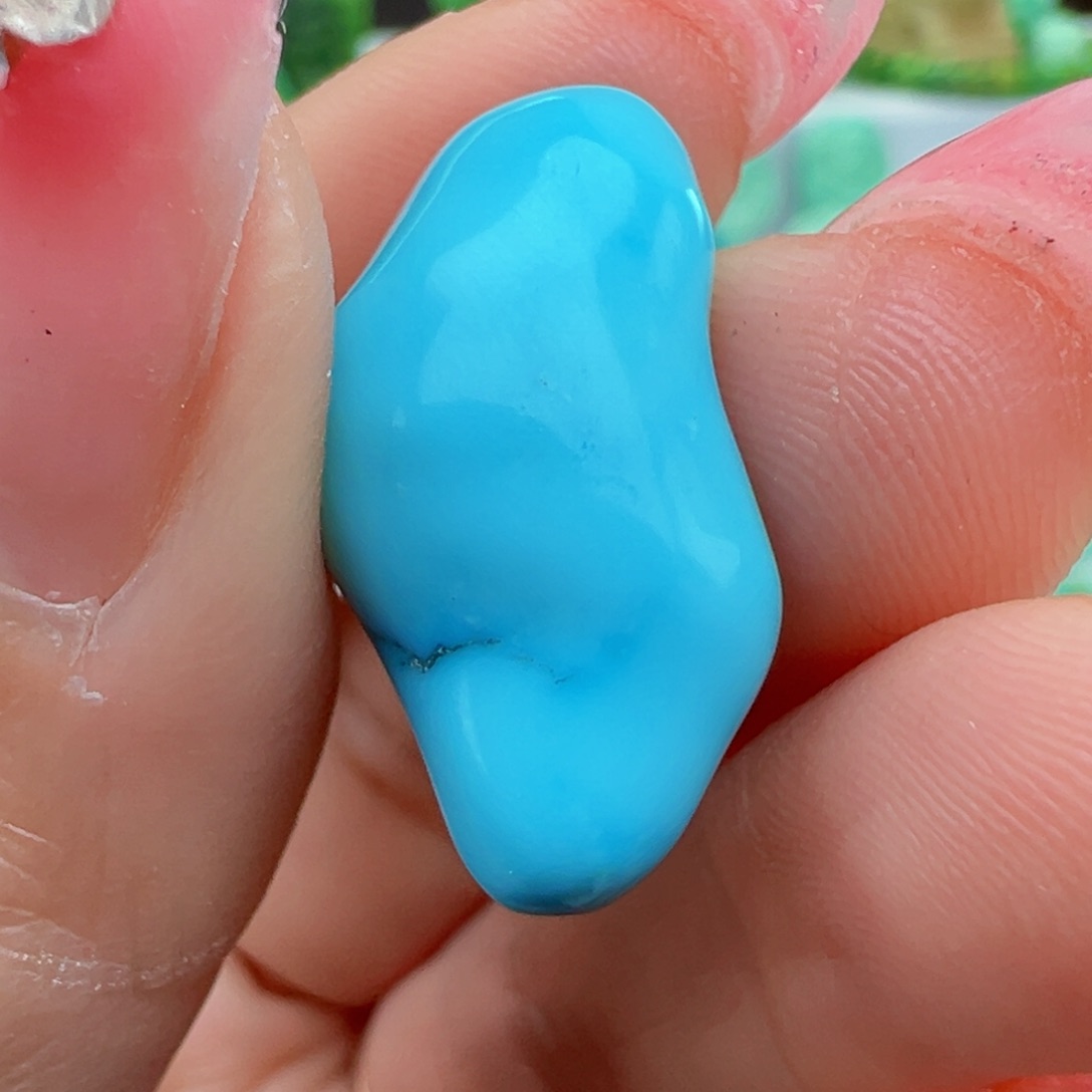 绿松石未镶嵌绿松石  主播万丽