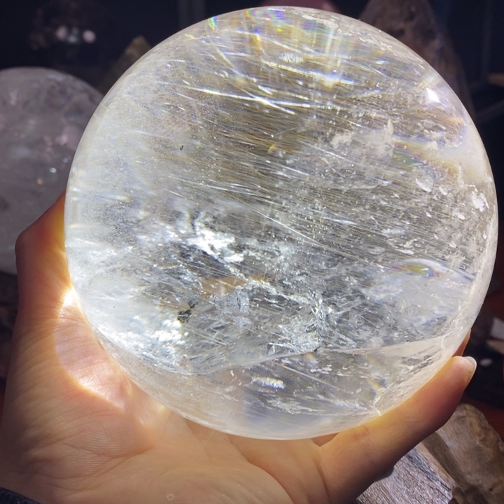 水晶天然水晶居家办公摆件未镶嵌