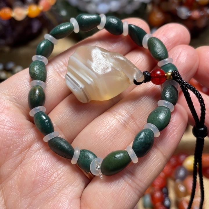 玛瑙/玉髓未镶嵌手链