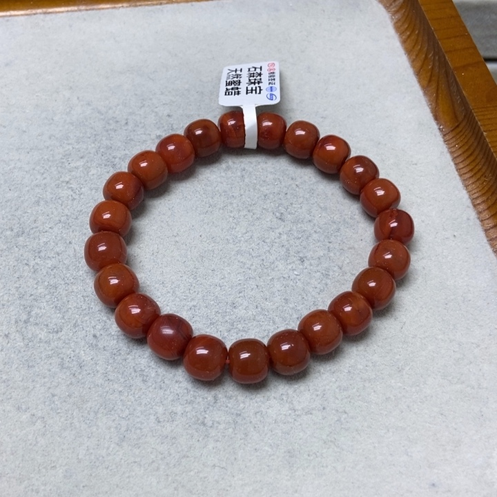 南红玛瑙手串未镶嵌手串