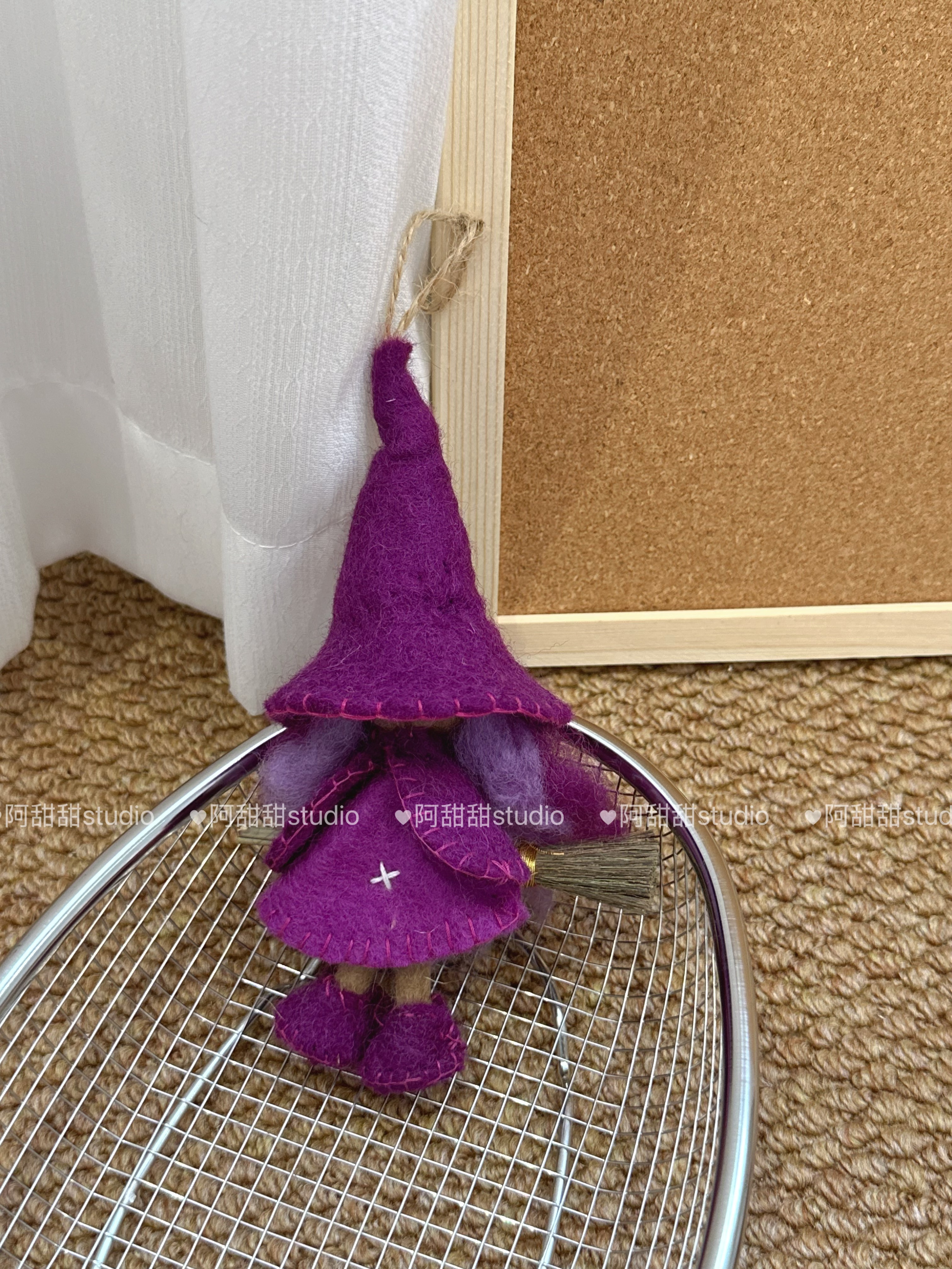 【魔法 ·天使系列】阿甜甜Studio纯手工羊毛毡挂件