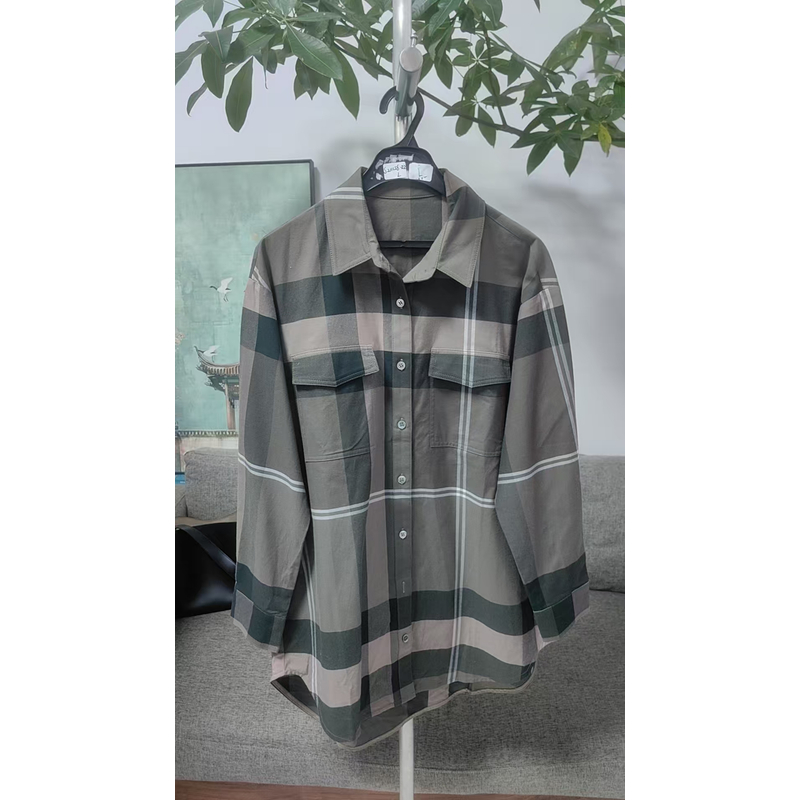 【自营】女款格子衬衫 S211156-22