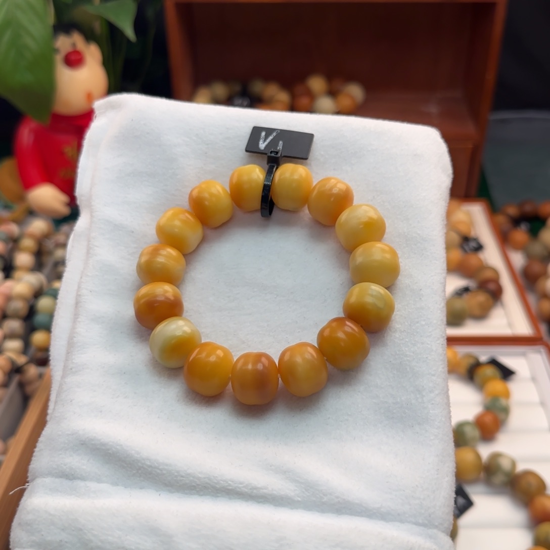 菩提根/象牙果手串卡17汉堡微瑕干磨