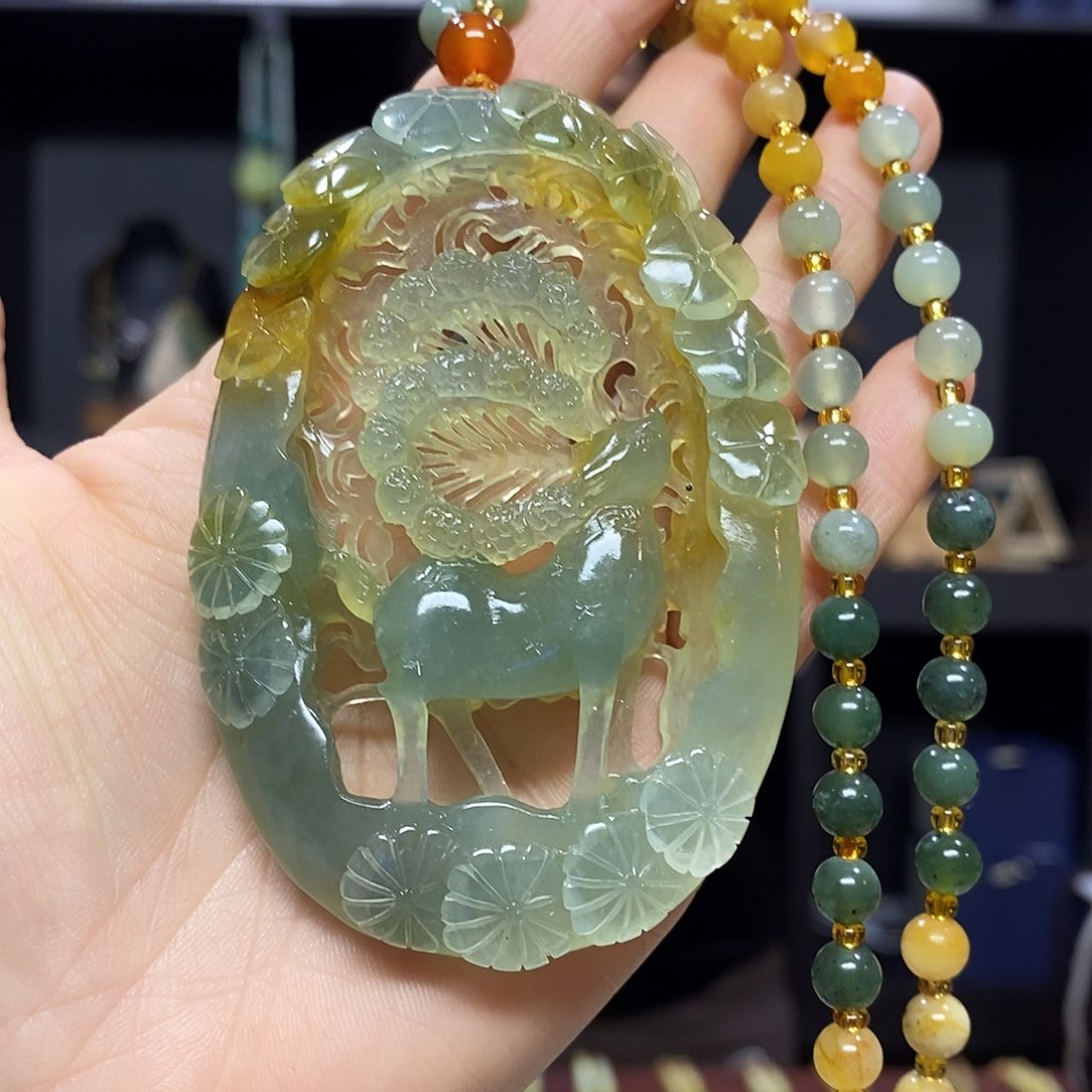 岫玉挂件吊坠未镶嵌