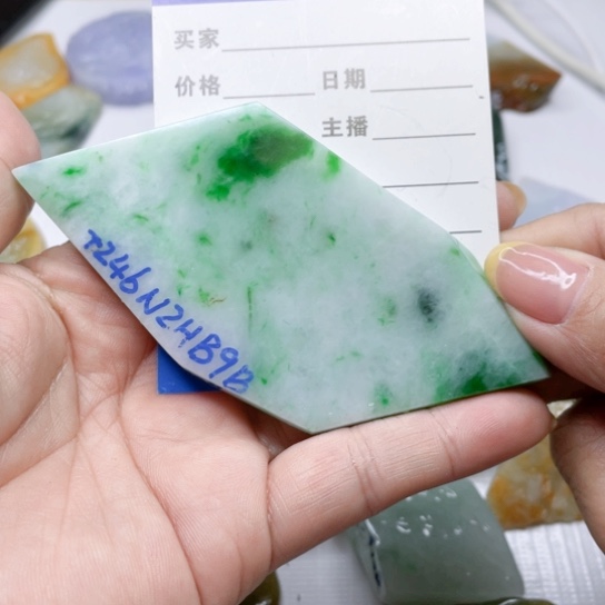 翡翠颈饰未镶嵌翡翠