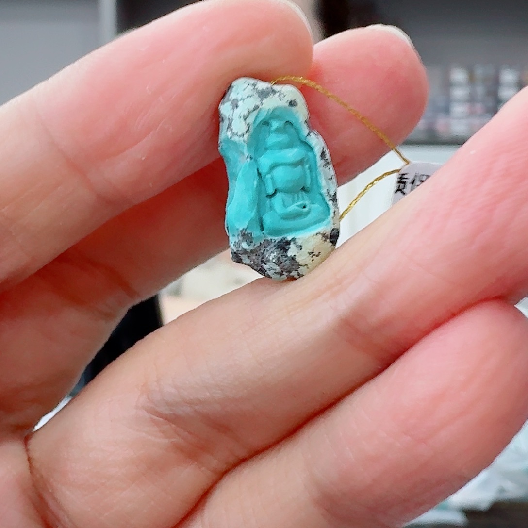 未镶嵌绿松石珠宝奇石