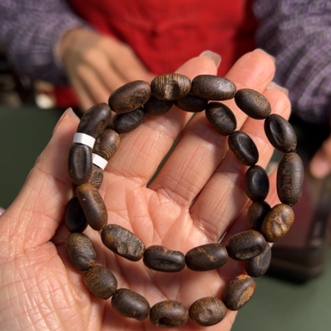 沉香手串红土乌身虫漏沉水7克卡0.8多样性发1条