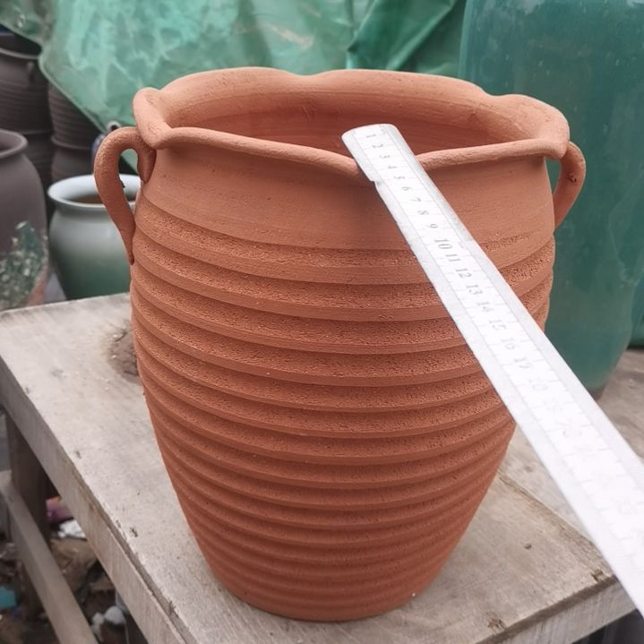 红陶口24高30瑕疵