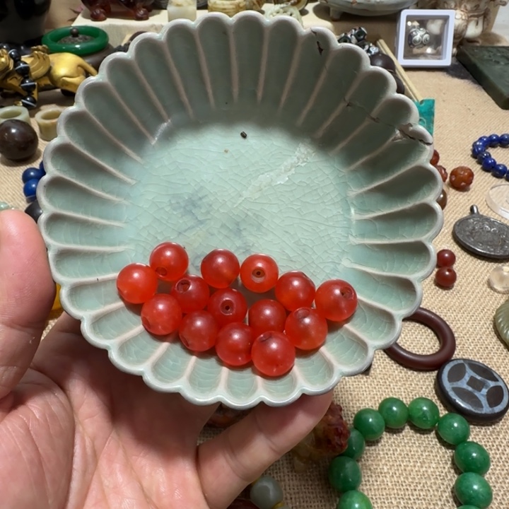 摆件自****）瓷器摆件手工