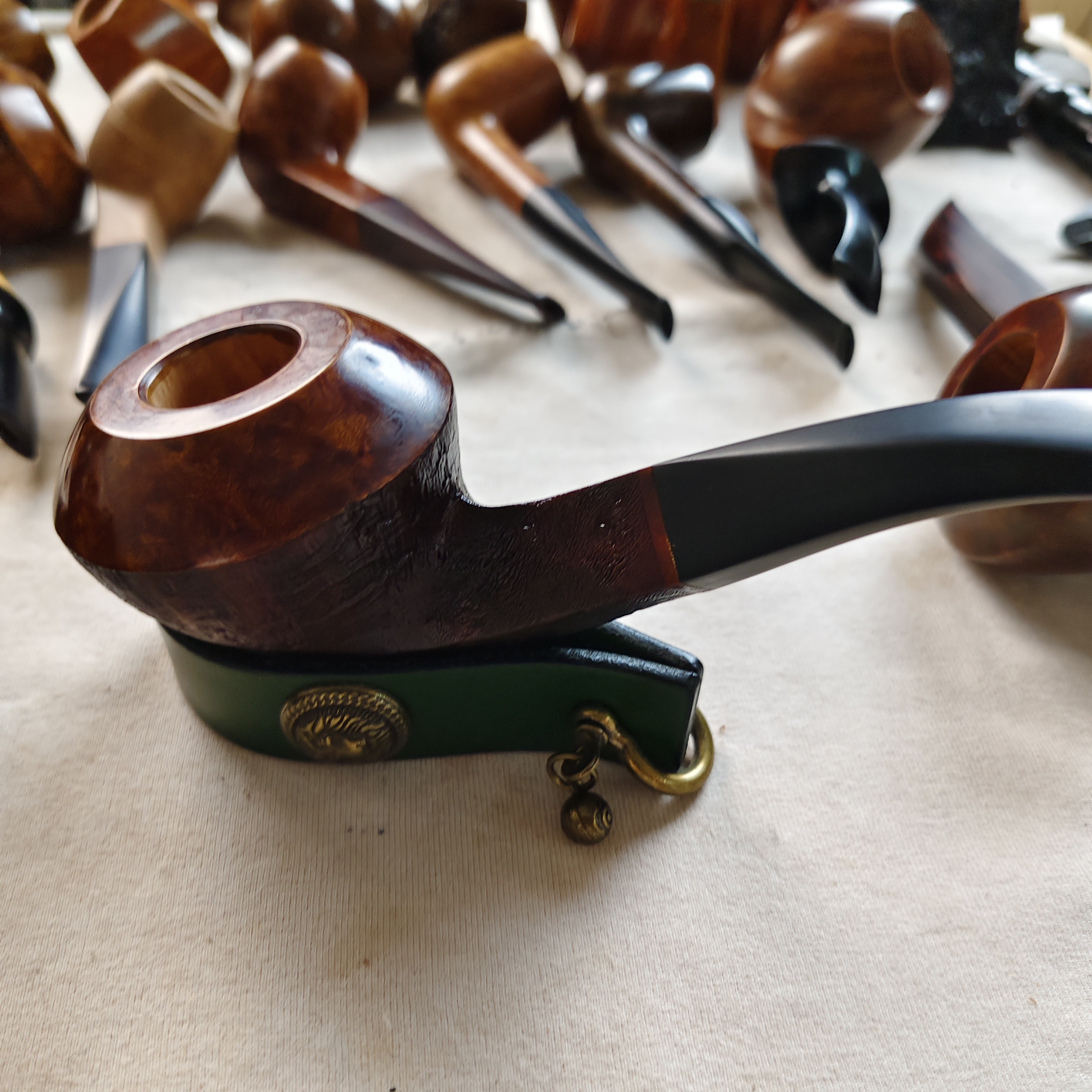 牛头手工石楠木坐斗内径19*36长度116.7mm