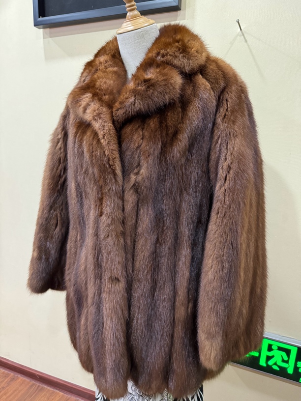 加拿大貂皮女大衣 
