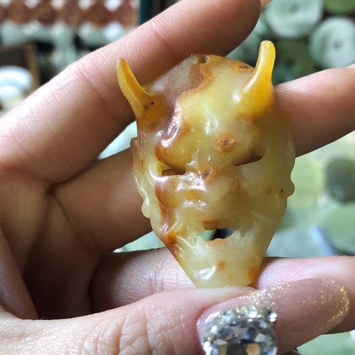 岫玉岫玉挂件未镶嵌