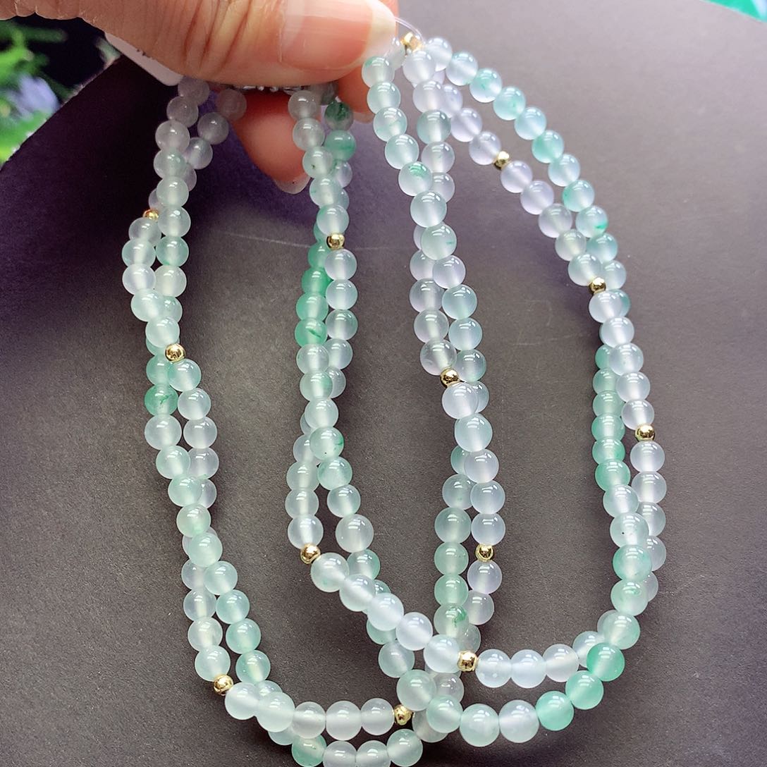 石英质玉颈饰未镶嵌