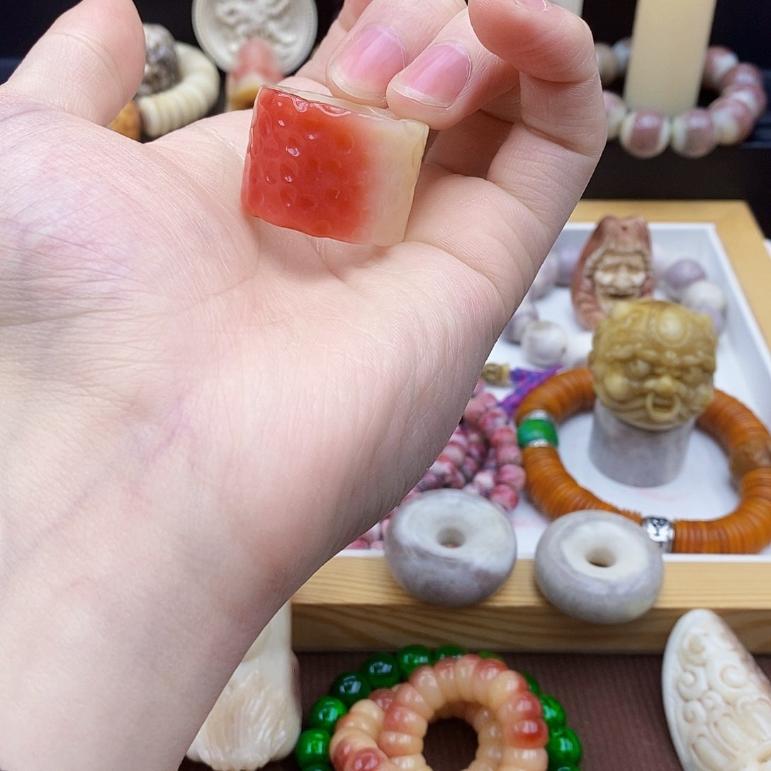 驼骨手串/手链圈口22驼骨血料扳指