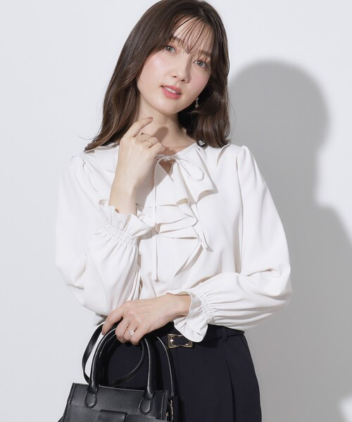 【菜菜子日单】日系品牌 C家荷叶边上衣衬衫 甜美NO退NO换