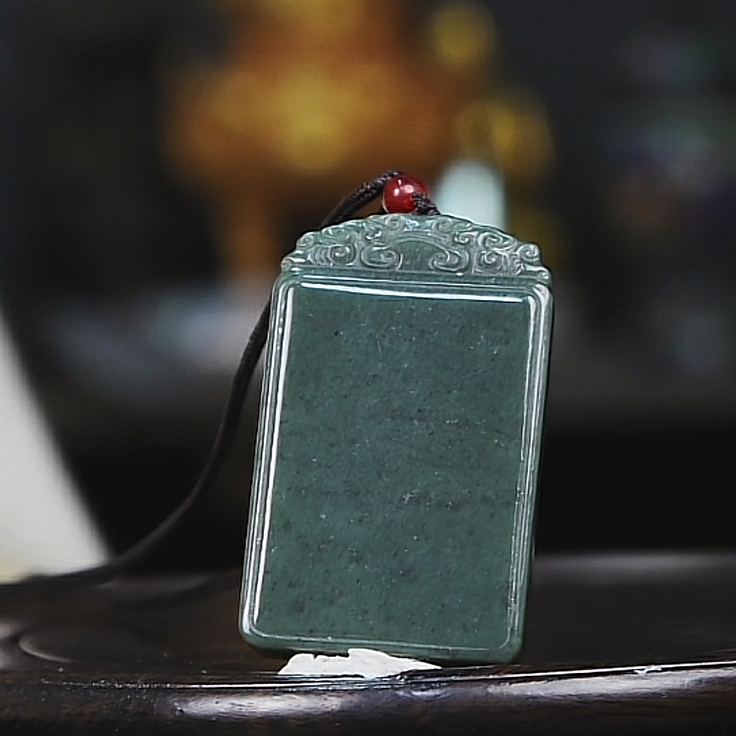 文山居Z和田碧玉无事牌27014