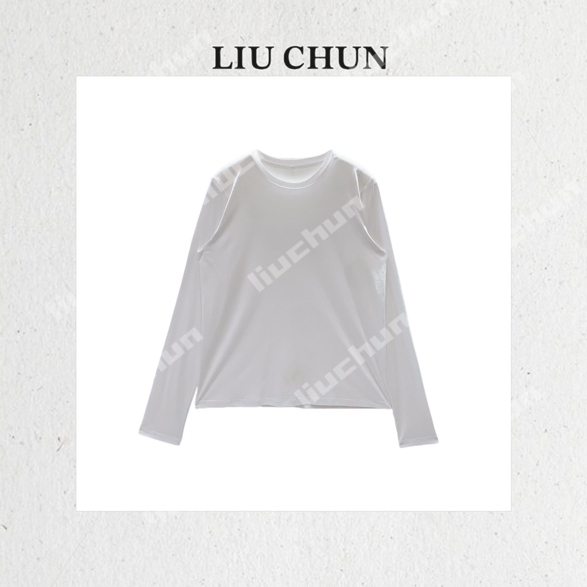 【素色匹马棉】CHUN家秋季设计师时尚休闲上衣