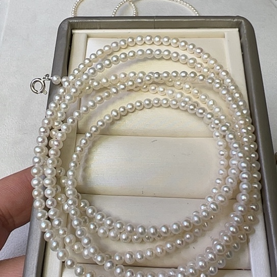 淡水珍珠毛衣链未镶嵌