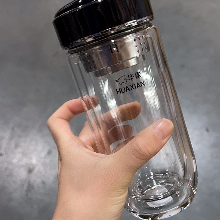 华象双层玻璃杯4404404402202-6