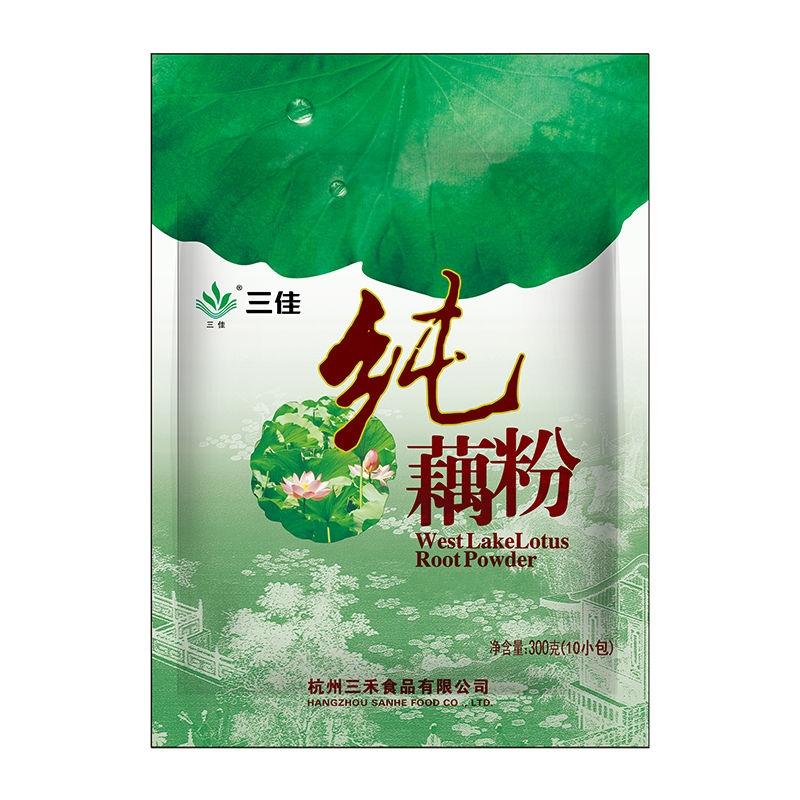 三佳纯藕粉独立小袋装杭州特产即食早餐代餐