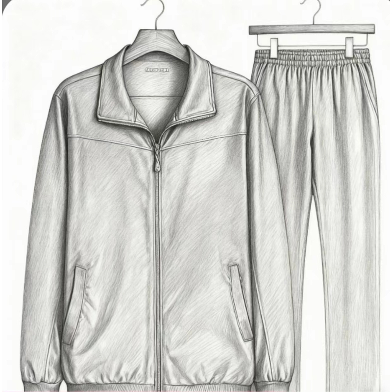 春秋长袖能服套装立领透气户外秋款秋冬大码休闲运动套装